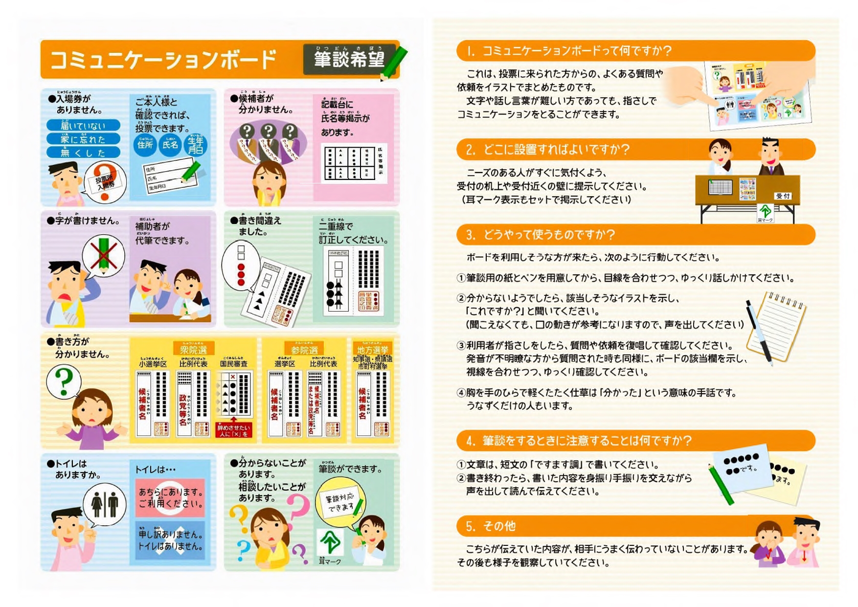 コミュニケーションボードイメージ